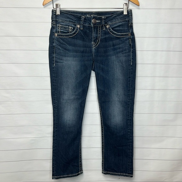 Silver Jeans - Suki Mid Capri - Size 28/22.5 - Picture 1 of 11
